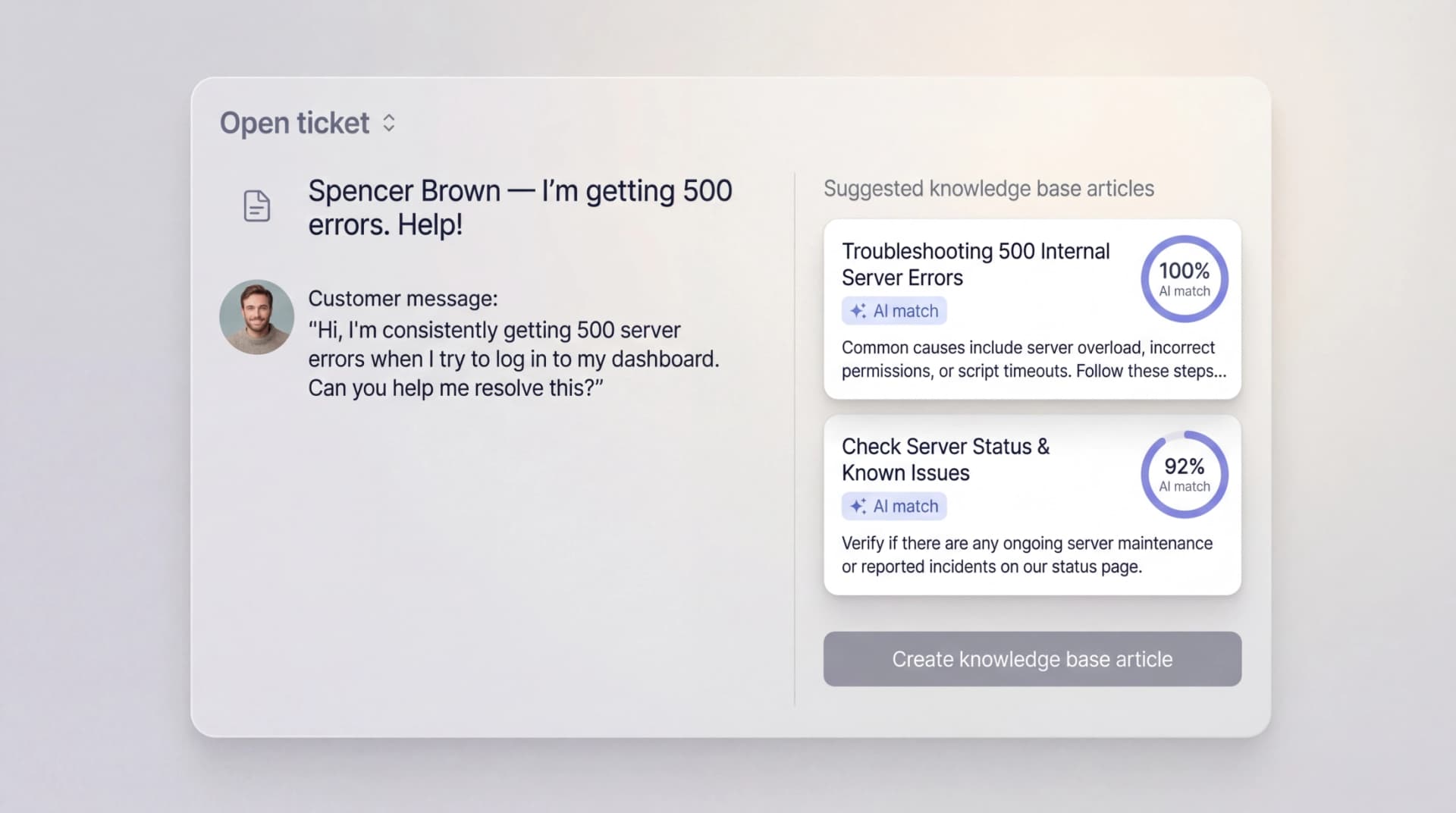 AI confidence tracking